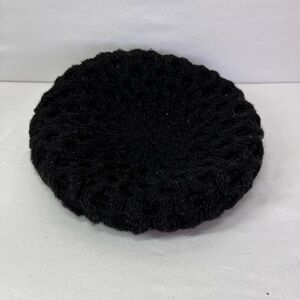 NIRVANA Black Knit Beret‎